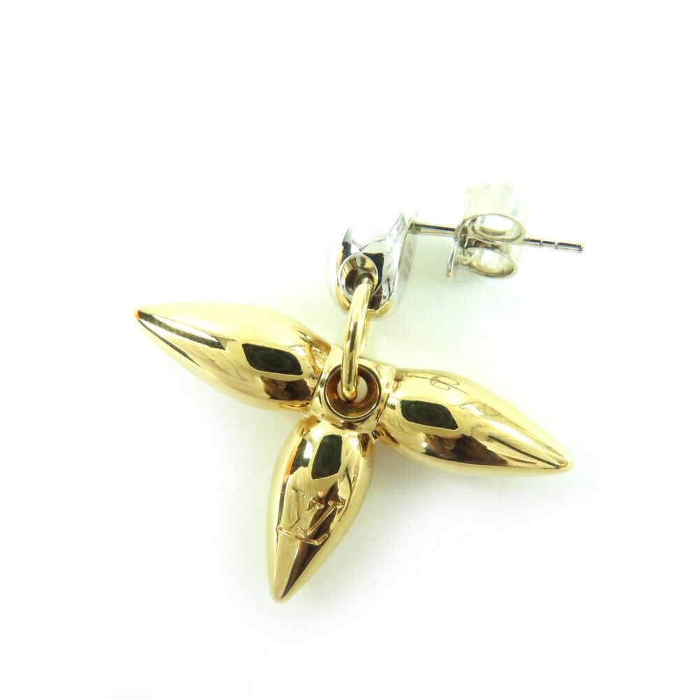 LOUIS VUITTON Gold Earrings - Picture 7 of 8
